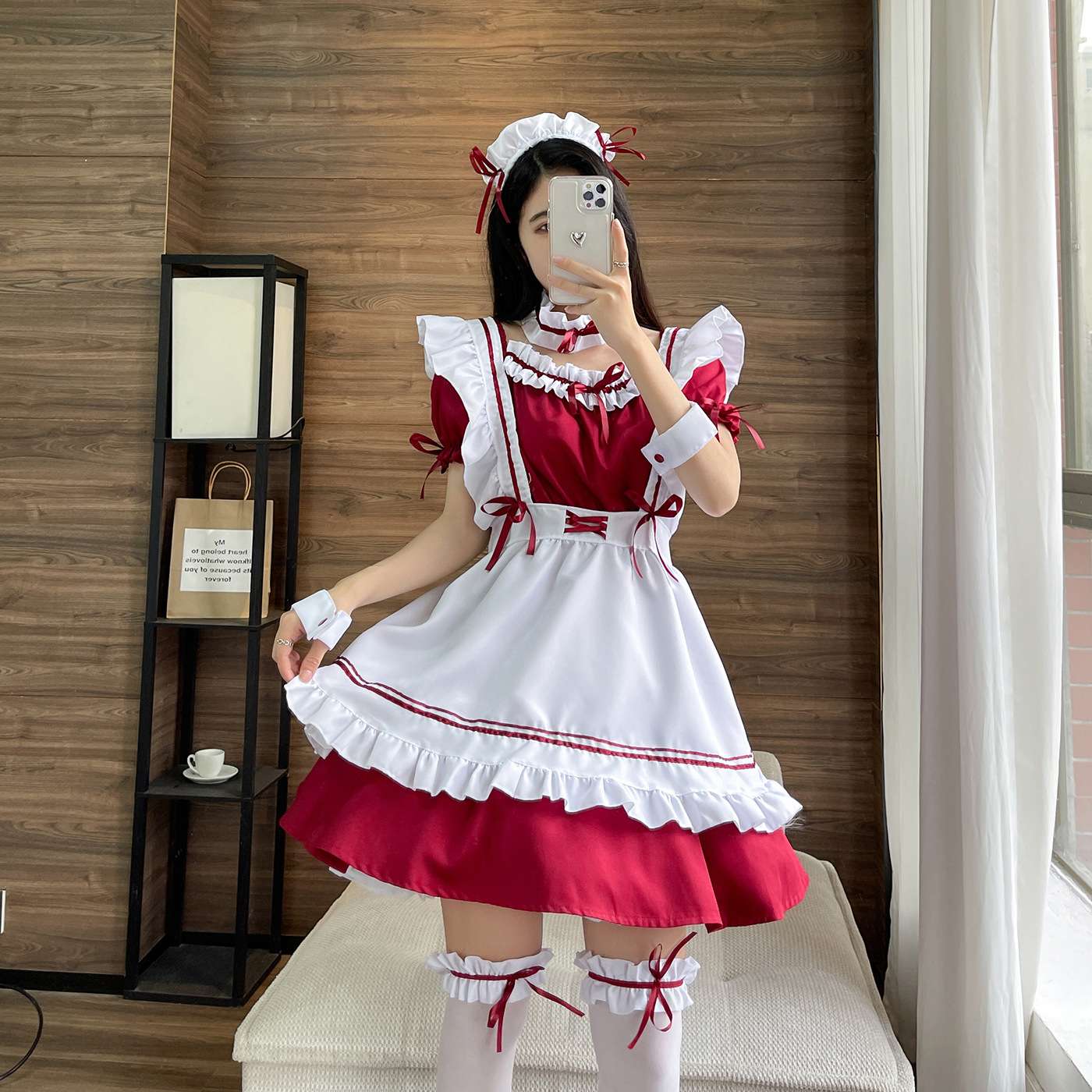 メイド服 ふんわりメイド風ワンピース