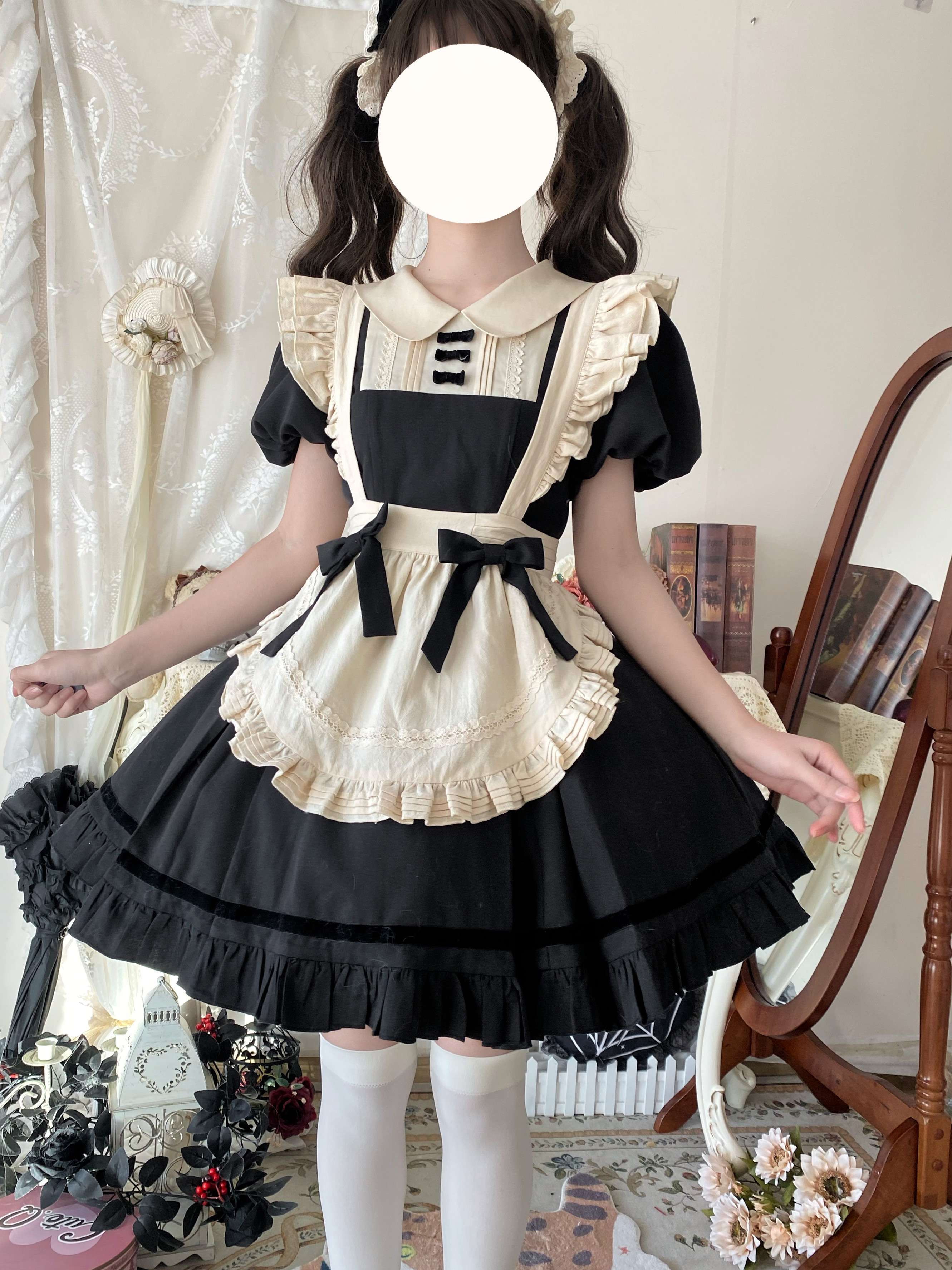 ゴシック風メイド服セット