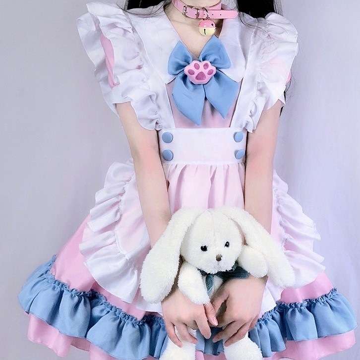 メイド服 ふんわりメイド風ワンピース