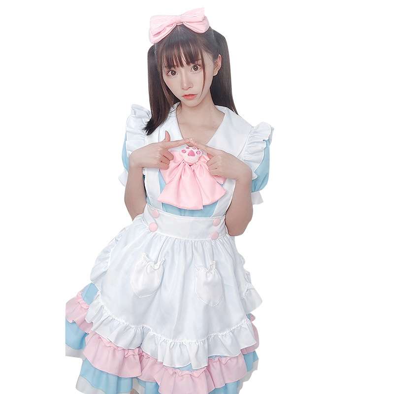 メイド服 ふんわりメイド風ワンピース