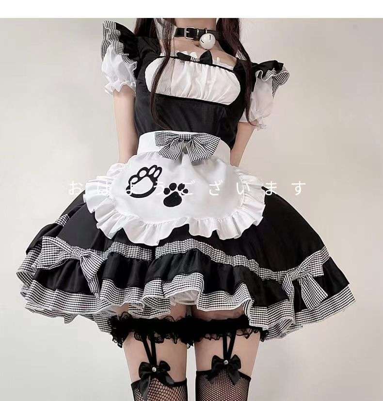 もふもふ猫耳メイド服セット