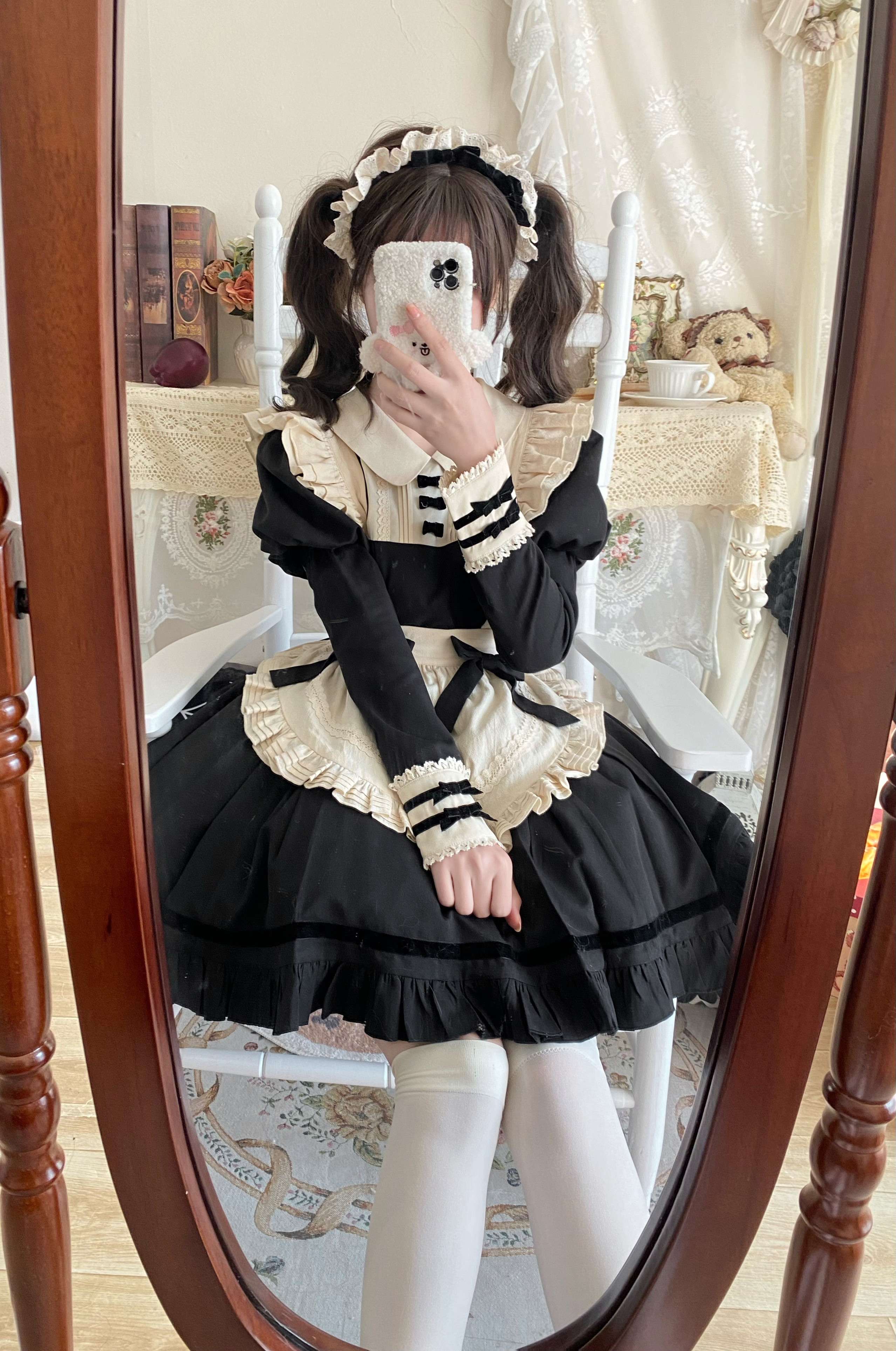 ゴシック風メイド服セット