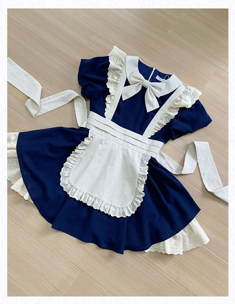 ふんわりリボンメイド服