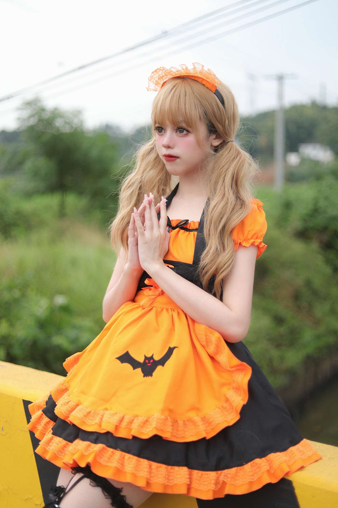 メイド服 ハロウィン風メイドコスチューム