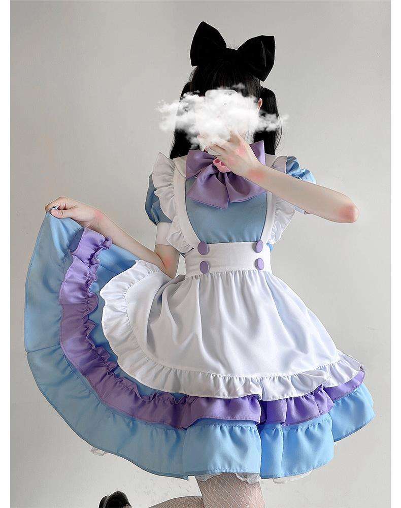 メイド服 ふんわりメイド風ワンピース