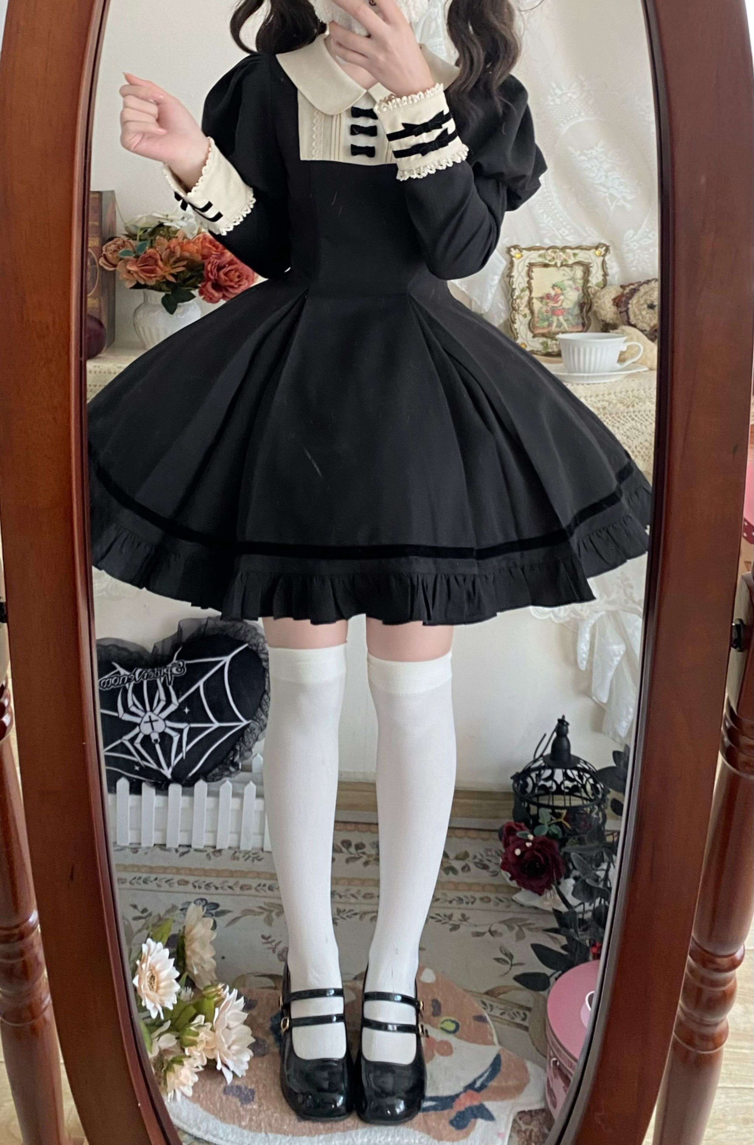 ゴシック風メイド服セット