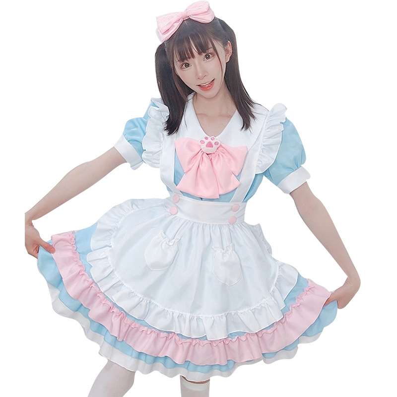 メイド服 ふんわりメイド風ワンピース