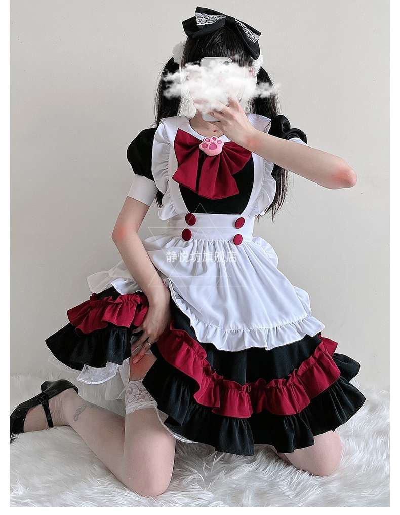 ゴシック風メイド服セット