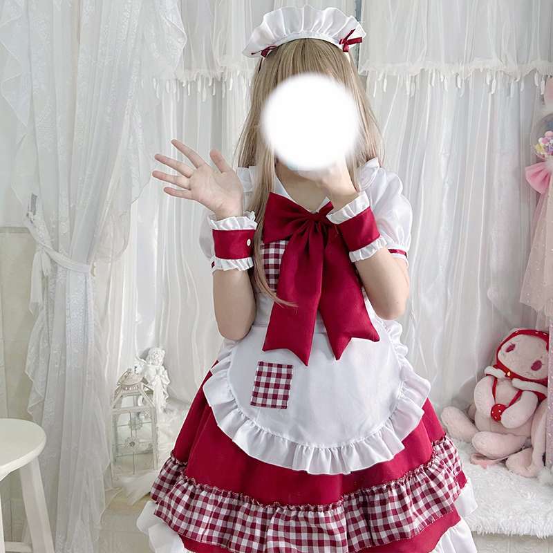 キュートなふんわりメイド服セット