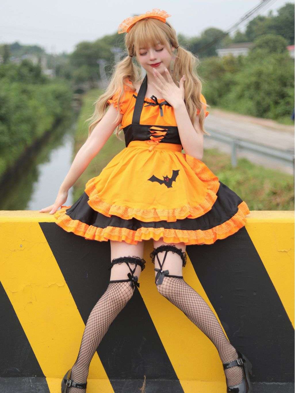 メイド服 ハロウィン風メイドコスチューム