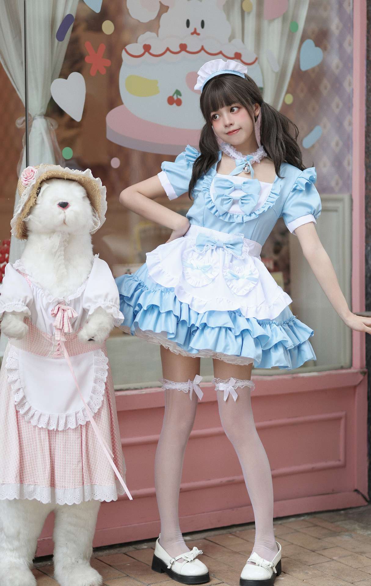 メイド服 ふんわりメイド風ワンピース