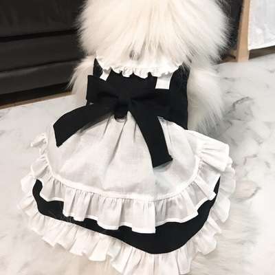 メイド服 ワンちゃん猫ちゃん用メイド風コスチューム