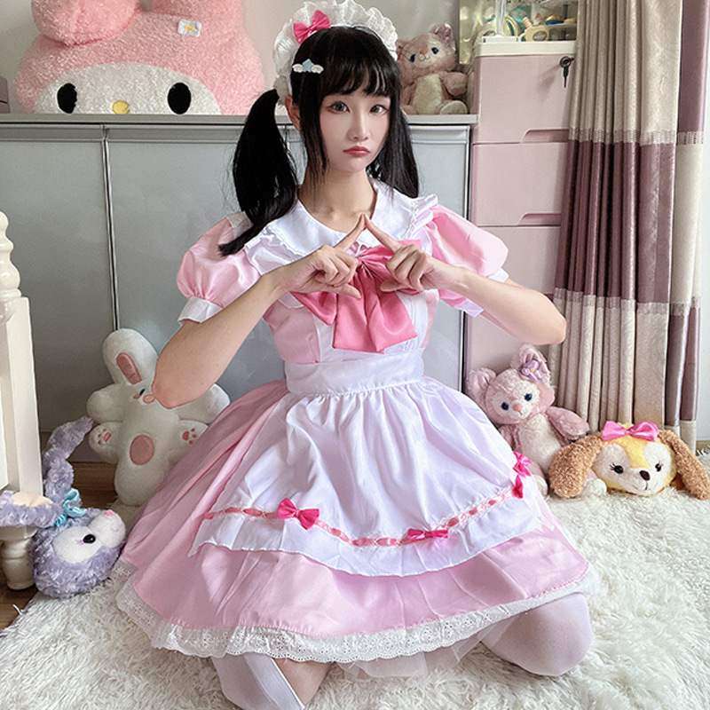 メイド服 ふんわりメイド風ワンピース