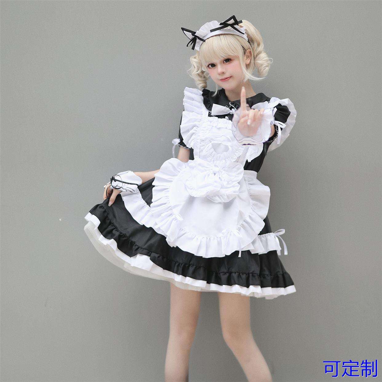 メイド服 フリルたっぷりメイド衣装