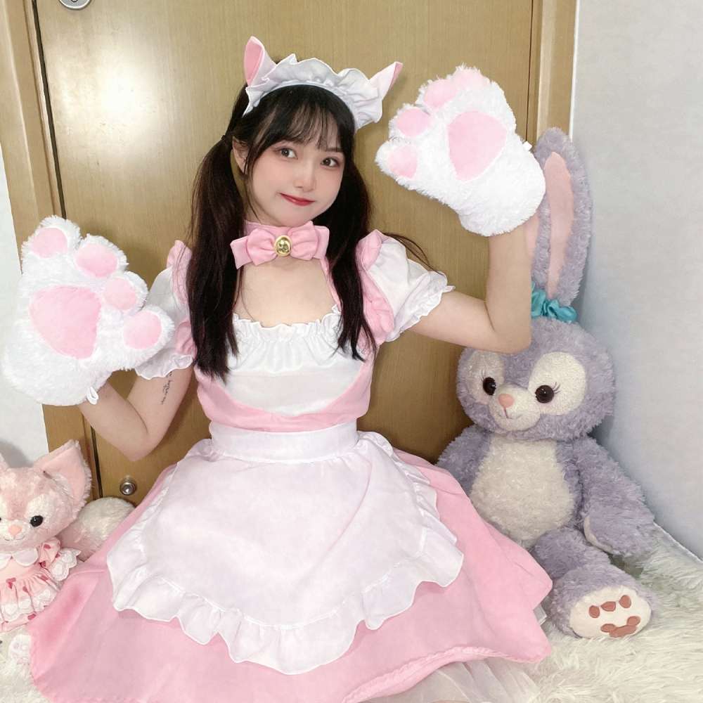 メイド服 ふわふわメイドワンピース