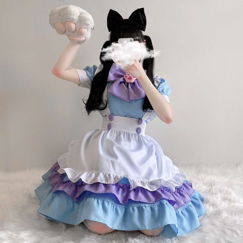 メイド服 ふんわりメイド風ワンピース