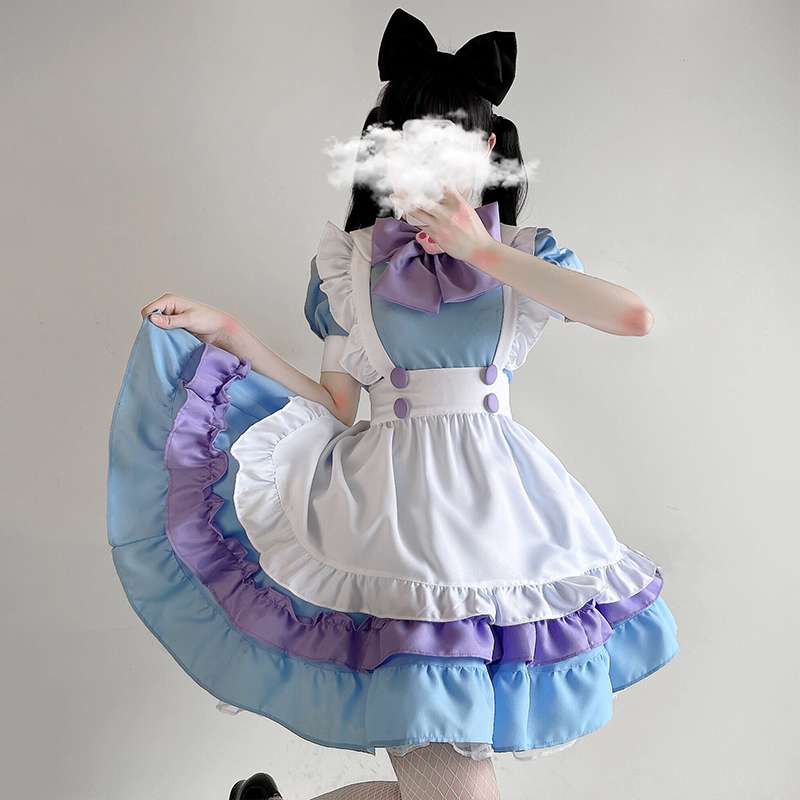 メイド服 ふんわりメイド風ワンピース