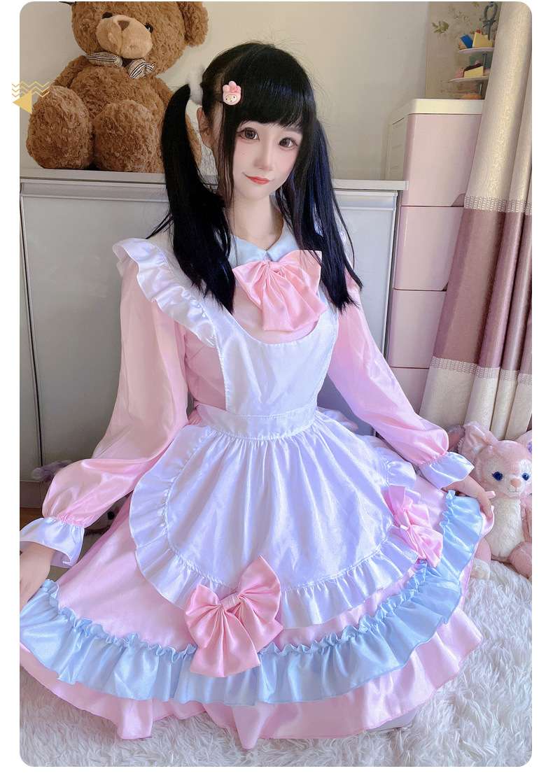 メイド服 ふんわりメイド風ワンピース