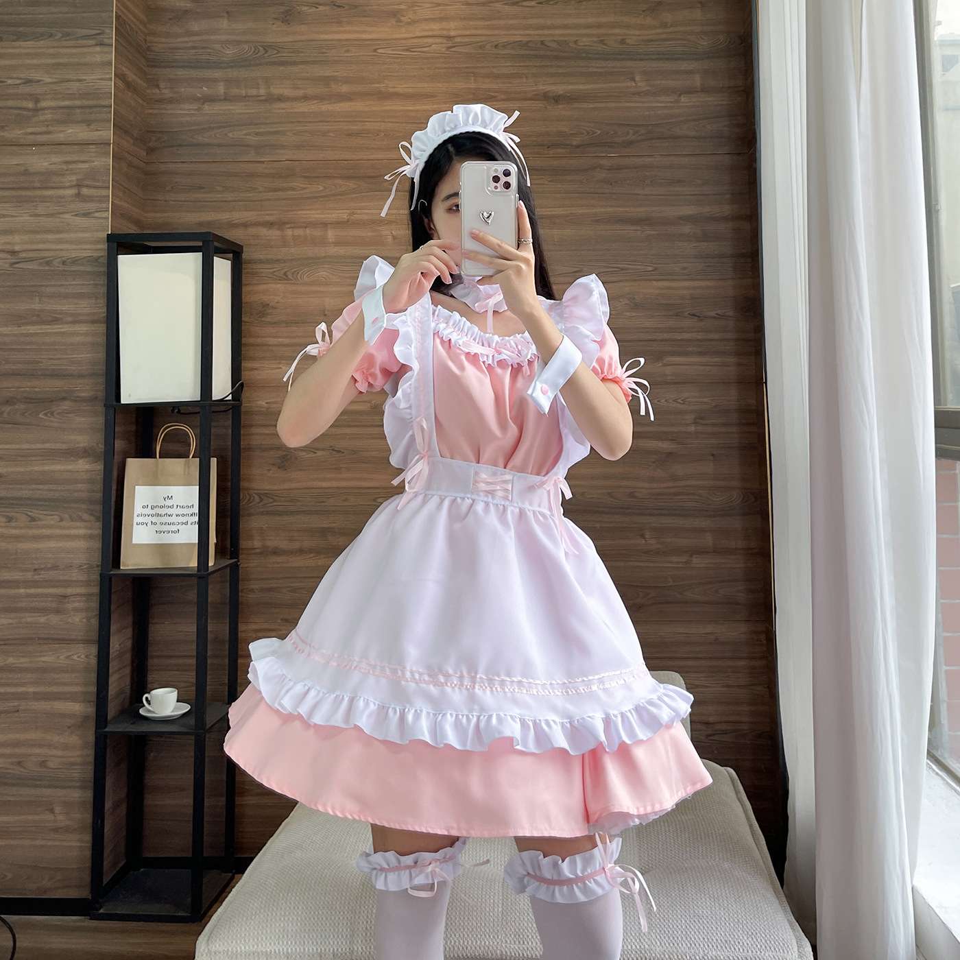 メイド服 ふんわりメイド風ワンピース