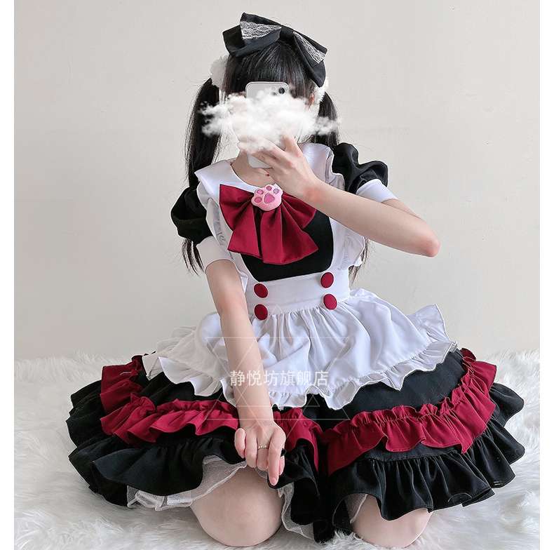 ゴシック風メイド服セット