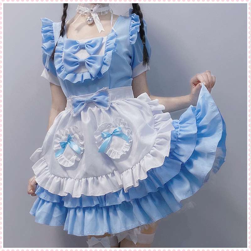 ふんわりメイド服ドレス