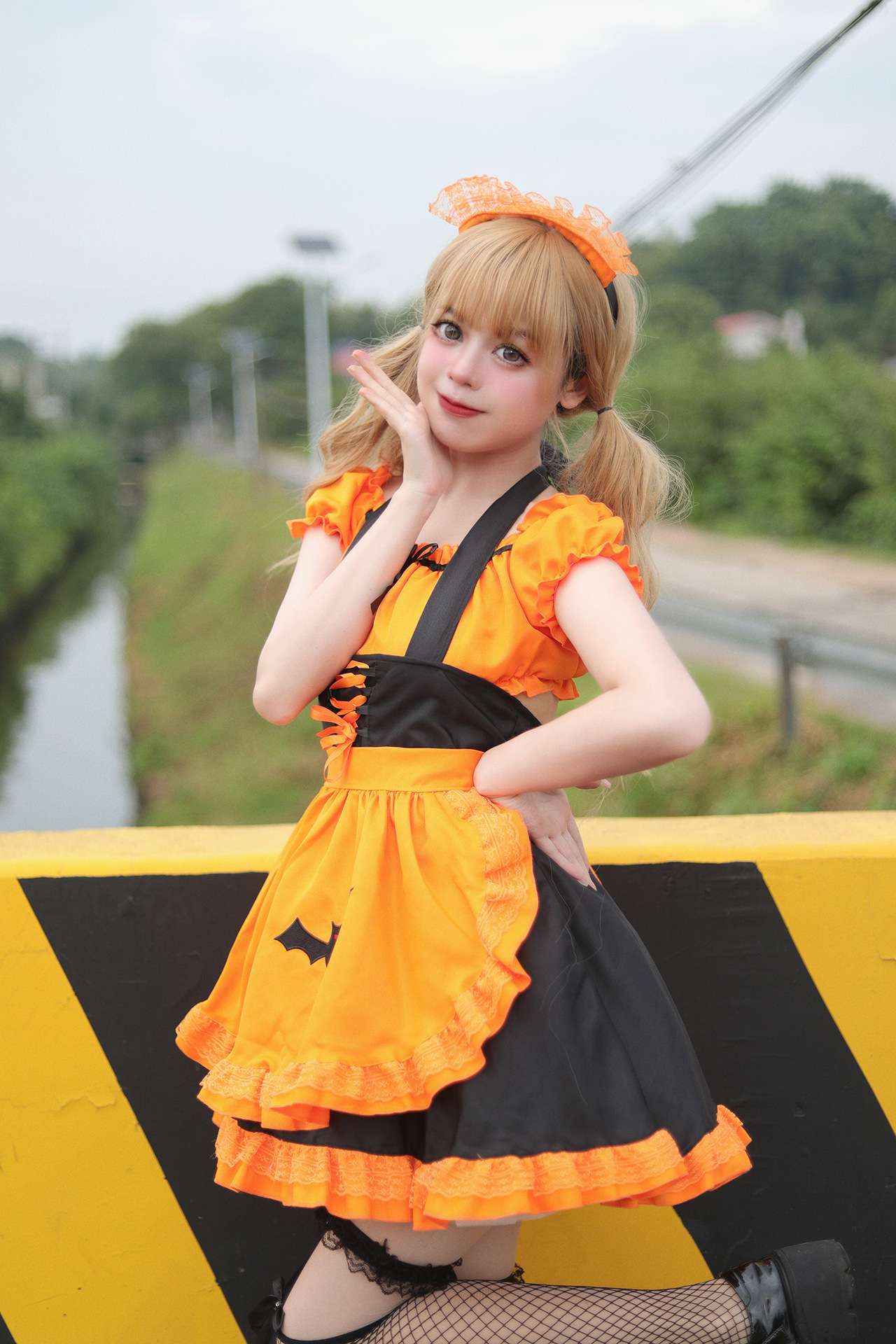 メイド服 ハロウィン風メイドコスチューム