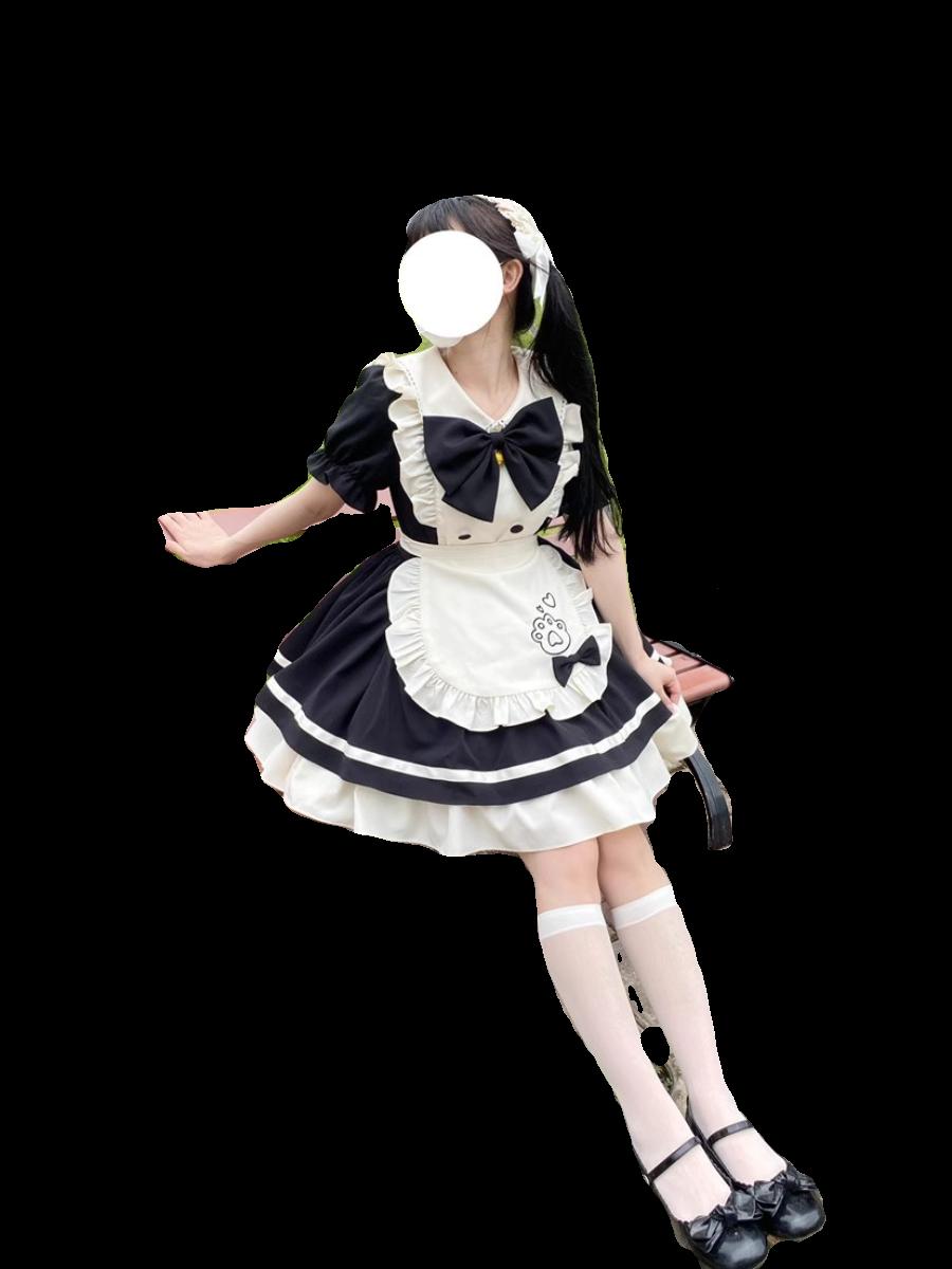 メイド服 ふんわりメイド風ワンピース