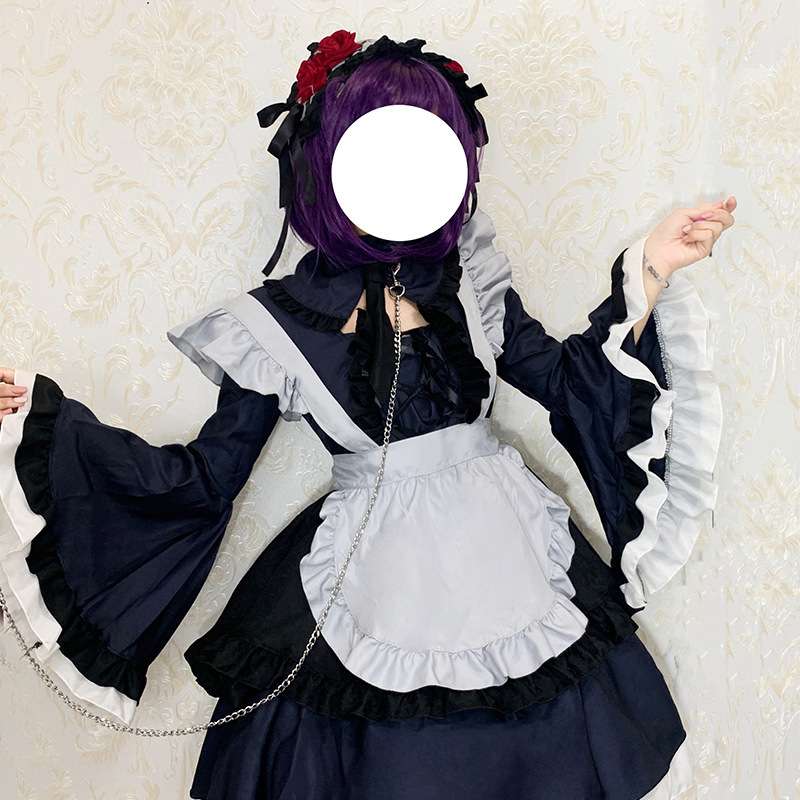 メイド服 メイド風フリルワンピース