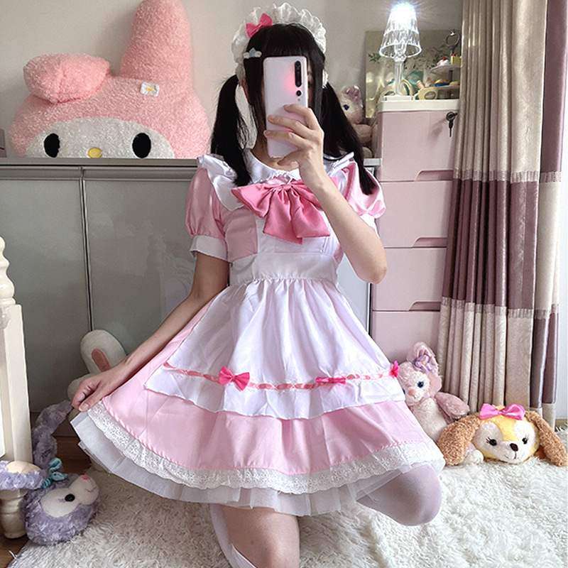 メイド服 ふんわりメイド風ワンピース