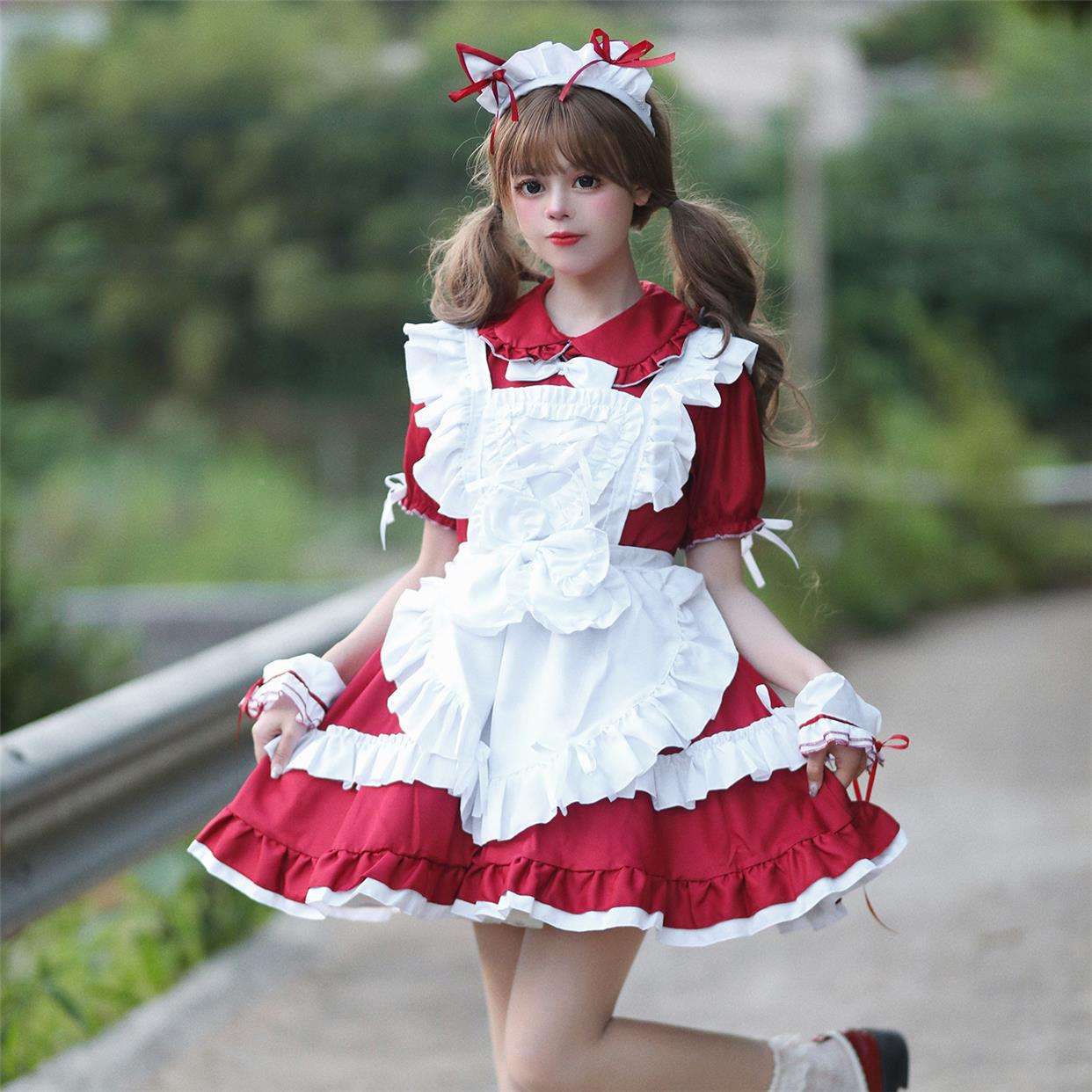 メイド服 フリルたっぷりメイド衣装