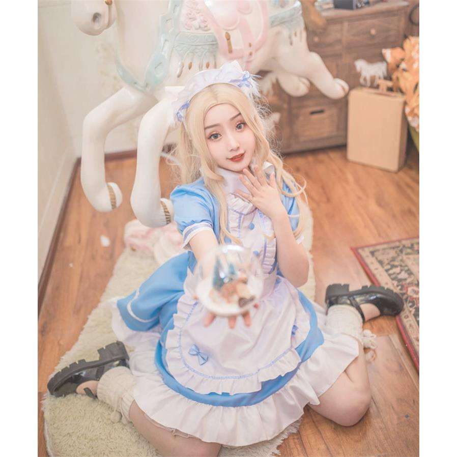 メイド服 ふんわりメイド風ワンピース