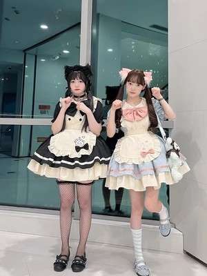 メイド服 ふんわりメイド風ワンピース