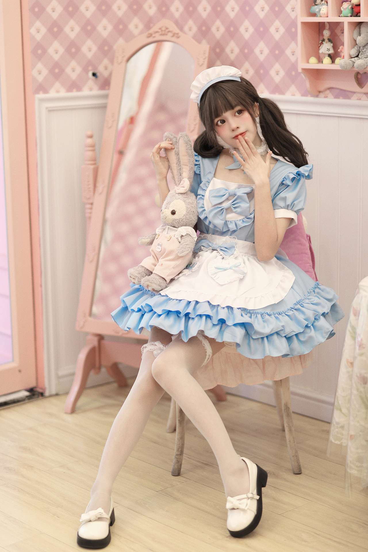 メイド服 ふんわりメイド風ワンピース