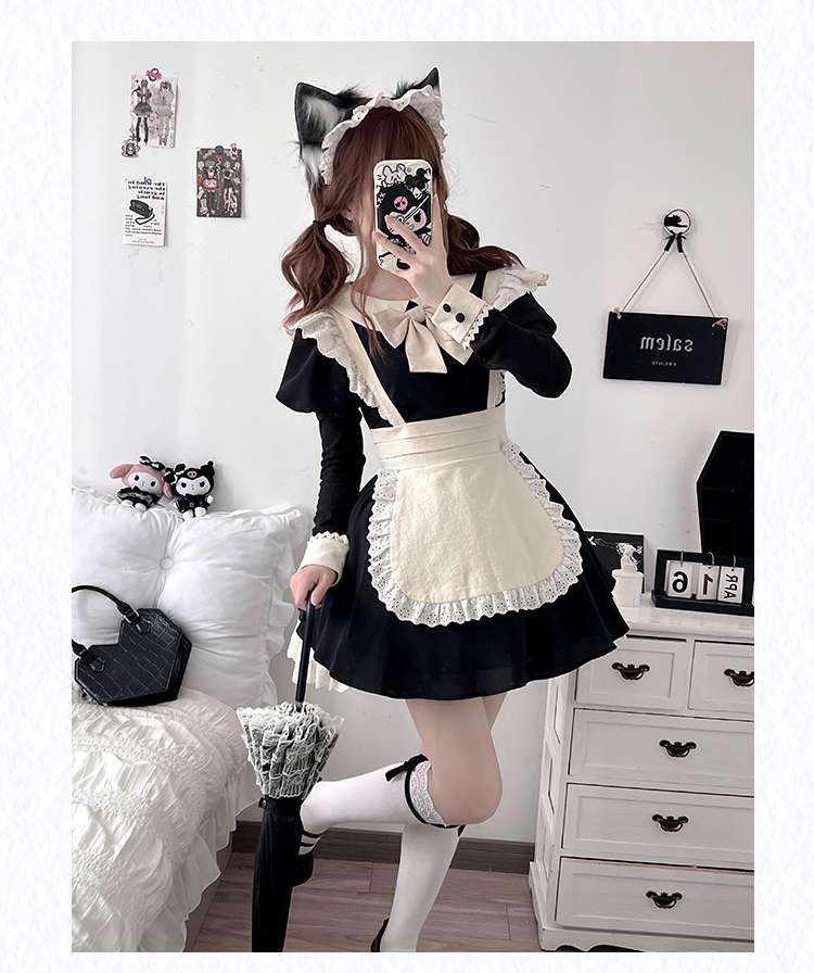 メイド服 ゴシックロリータメイド衣装セット