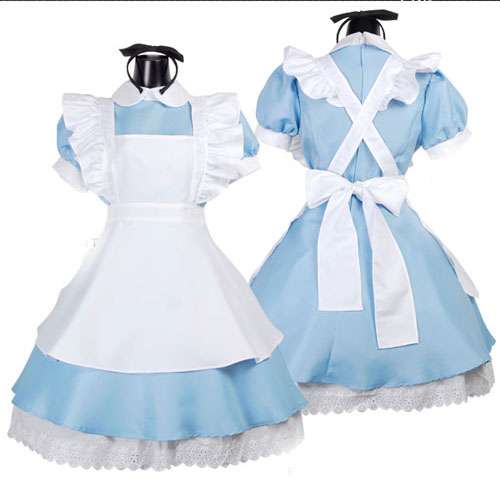 メイド服 ふんわり袖のメイド風コスチューム