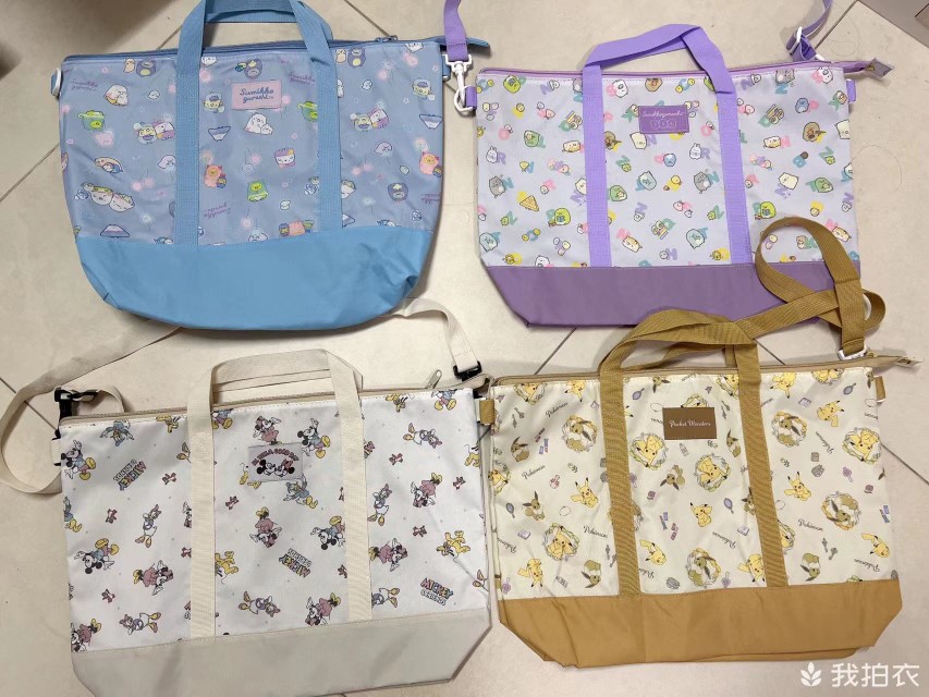 かわいい柄の多機能マザーズトートバッグ