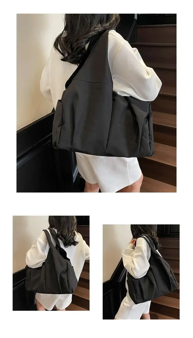  シンプル収納トートマザーズバッグ
