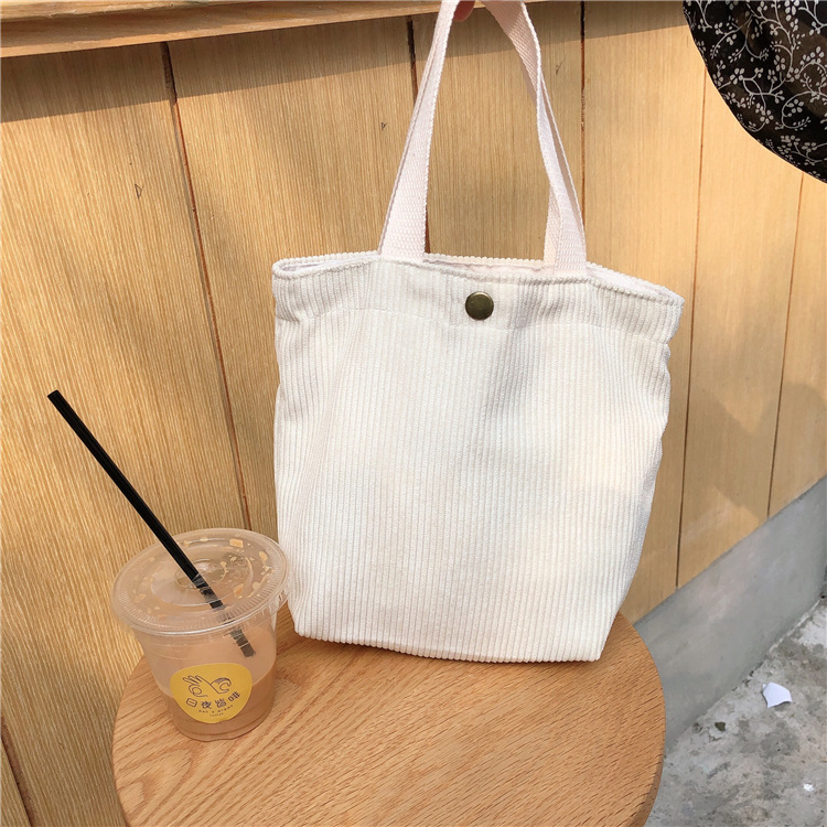 コーデュロイミニトートマザーズバッグ