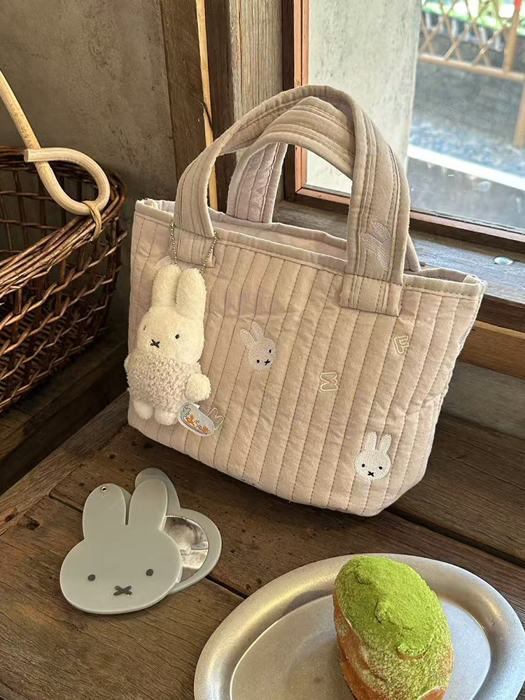 うさぎモチーフ ミニトートバッグ