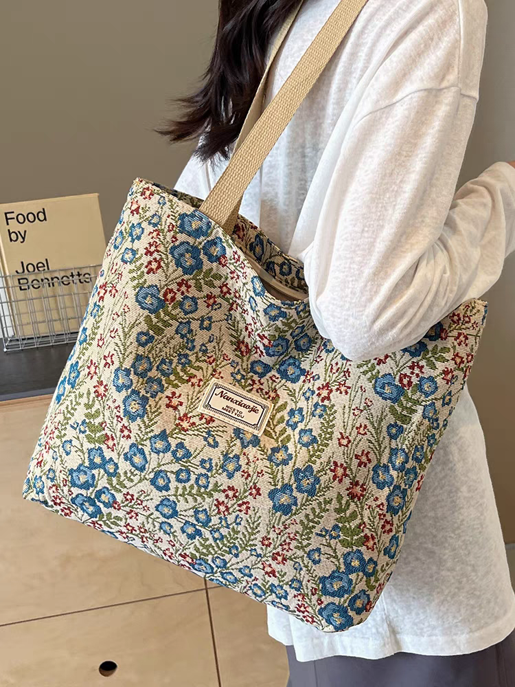 花模様親子トートバッグセット