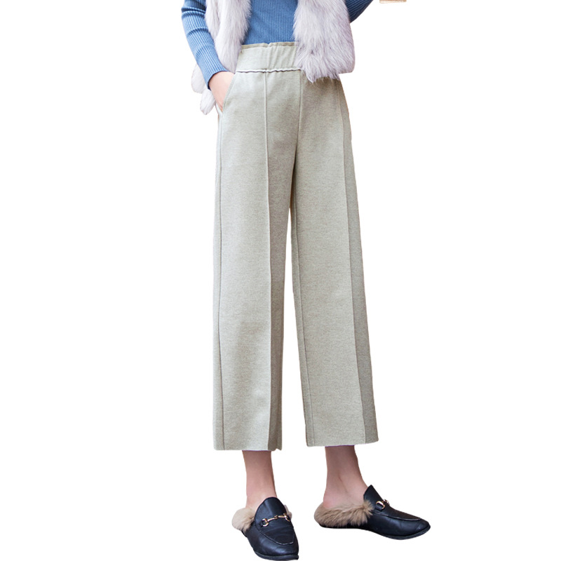ママコーデ ゆったりウエストゴムワイドパンツ