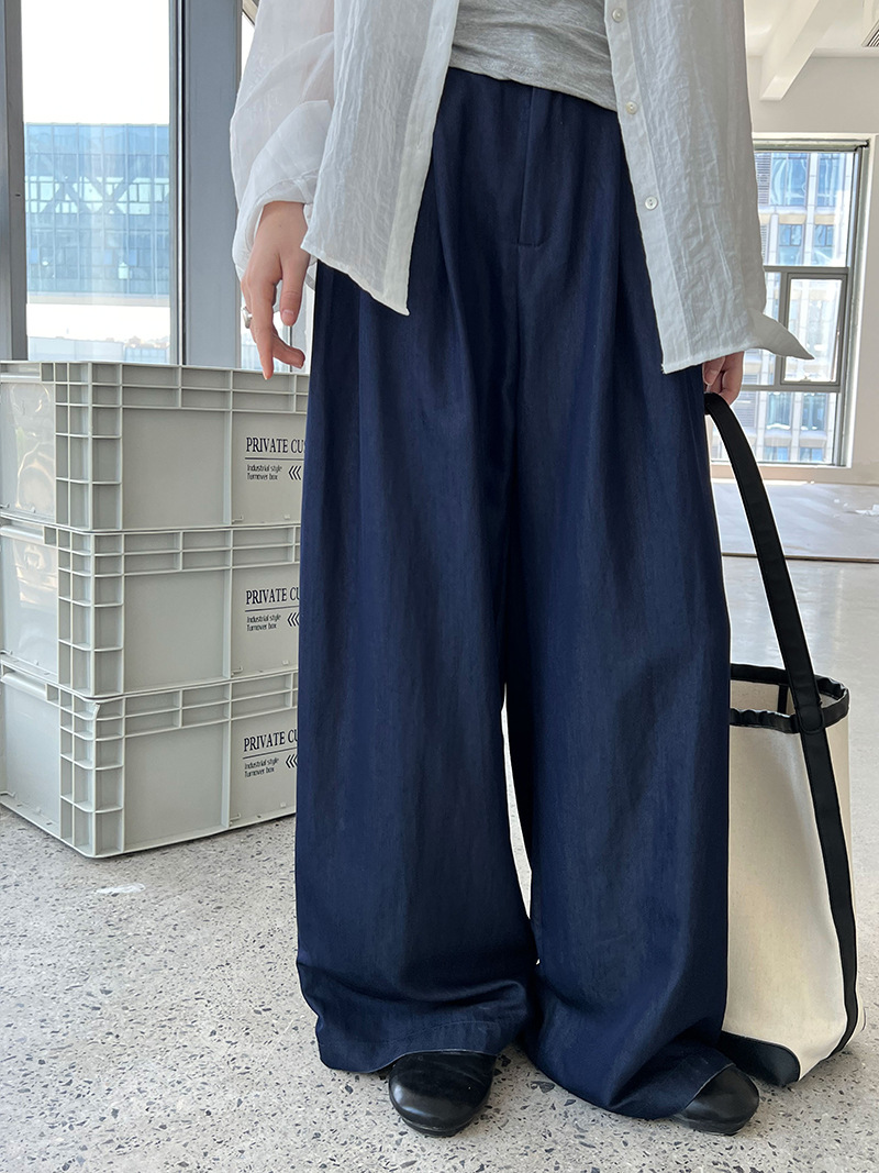 ママコーデ ゆったりワイドパンツ