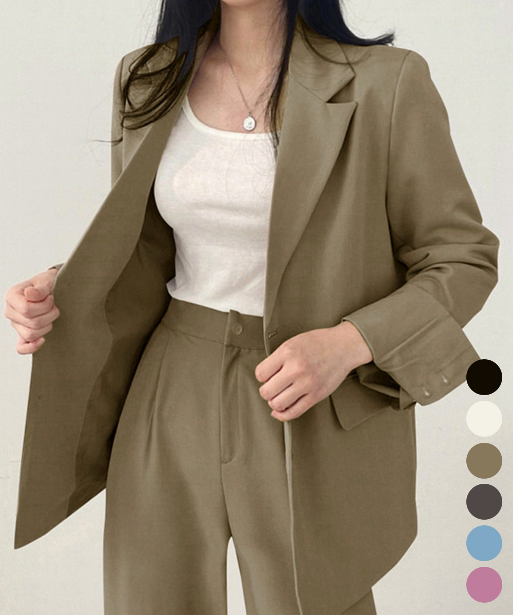 ママコーデ 入学式対応テーラードジャケット上下セット