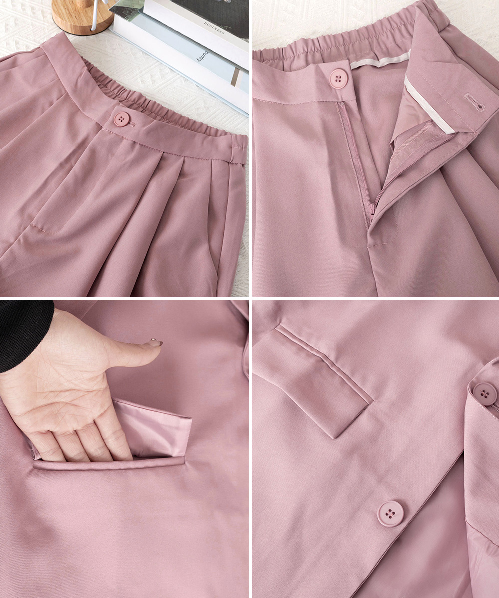 ママコーデ 入学式対応テーラードジャケット上下セット