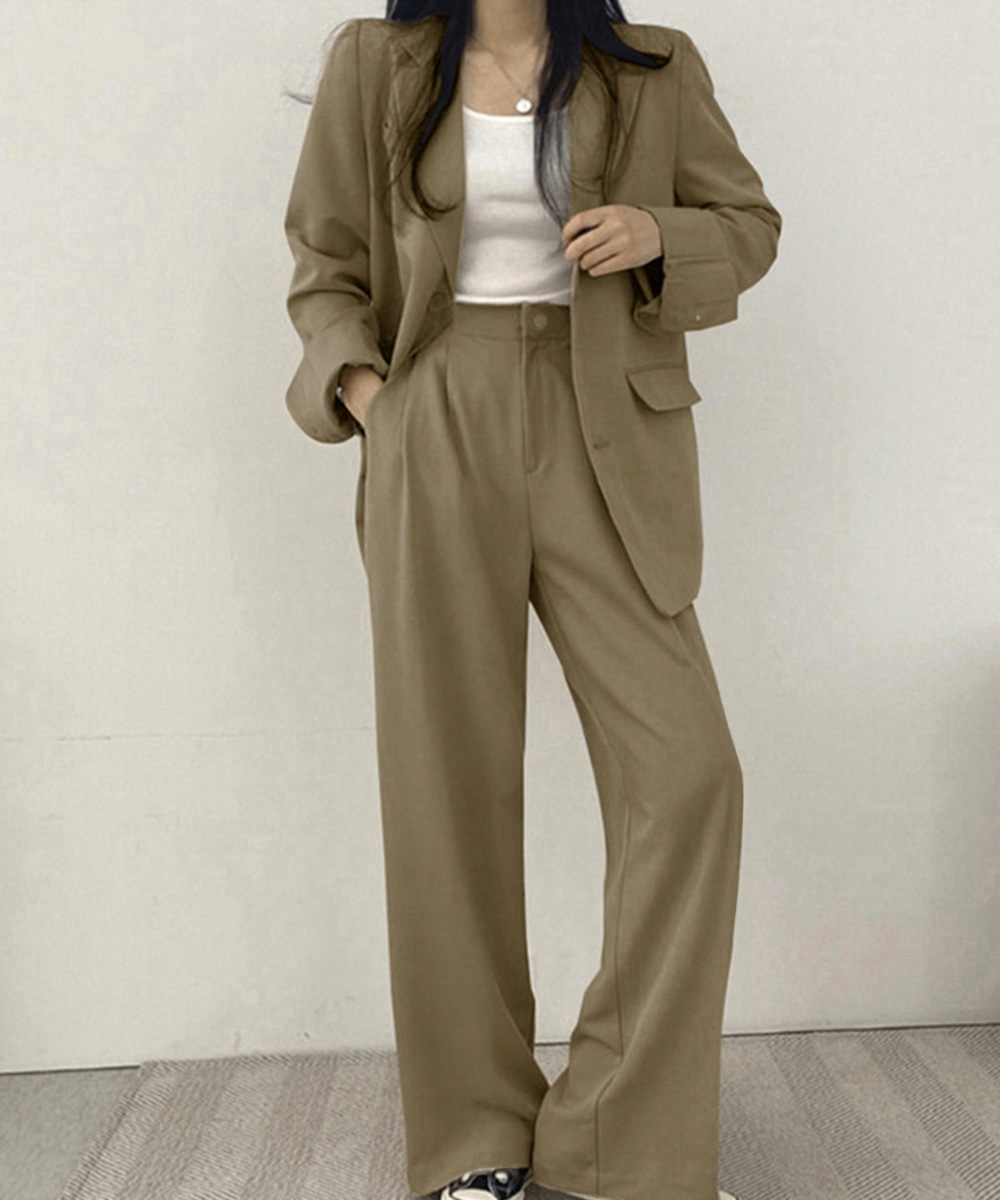 ママコーデ 入学式対応テーラードジャケット上下セット