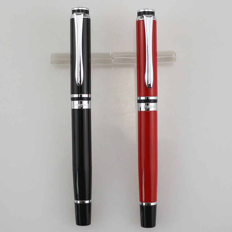 【高見え】金ペン 金属装飾 クリップ 太字 万年筆 - 存在感 抜群 入門 向け