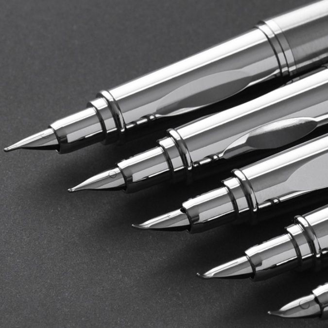 金属製書道練習用 細字万年筆