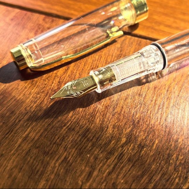 クリスタル輝線 極細美文字