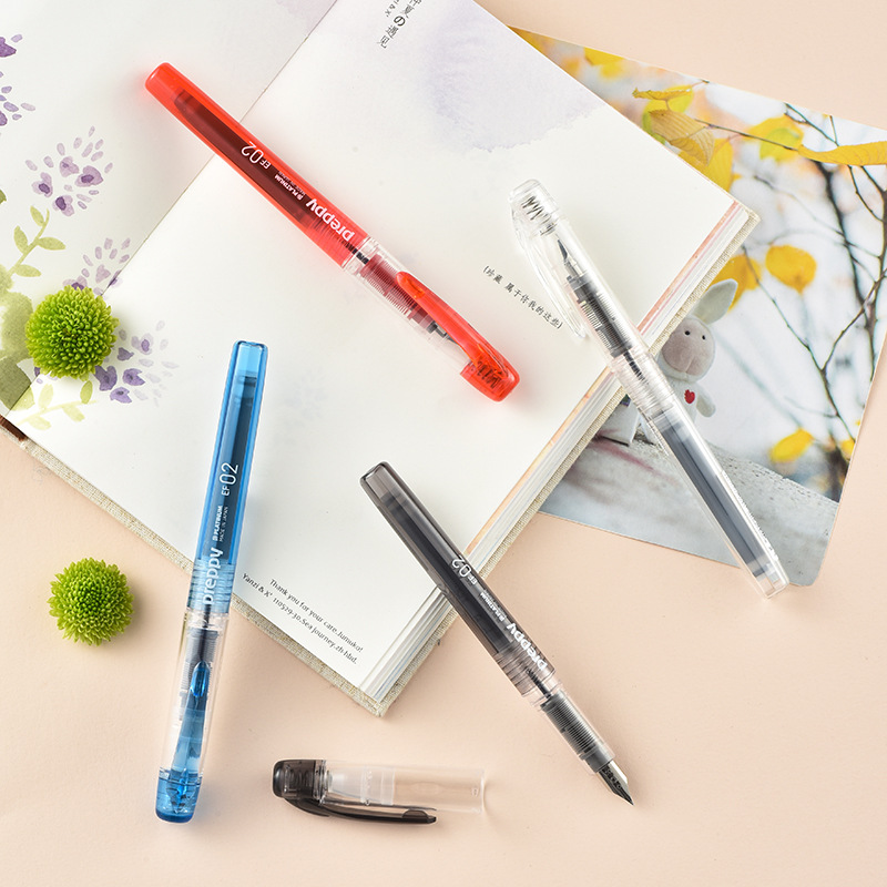 【透明軸】インクの色を楽しむ スケルトン 初心者・中学生に人気