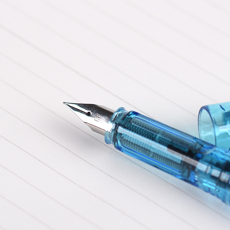 【極細・透明軸】手帳に最適 EFペン先 スケルトン万年筆